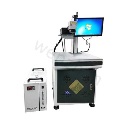 آلة علامة الليزر فوق البنفسجية قابلة للتخصيص WZ-102 1W 3W 5W 7W 8W للزجاج ذرة IC الزعفري