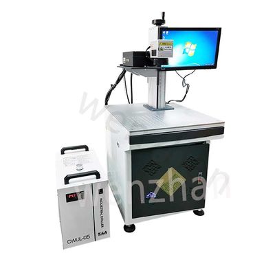 آلة SMT الدقة 1064nm 5W آلة وضع علامات الليزر فوق البنفسجية للزفير IC حبات الزجاج