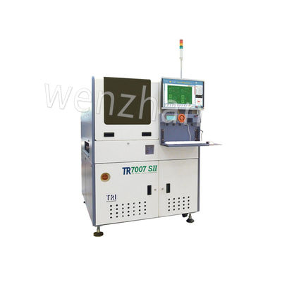 جودة آلة فحص معجون اللحام ثلاثي الأبعاد عبر الإنترنت TRI TR7007 SII مستعملة، آلة اختبار لوحات الدوائر المطبوعة SPI مصنع