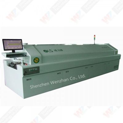 CE 8 المناطق الخالية من الرصاص فرن إعادة التدفق لجهاز تصنيع PCB