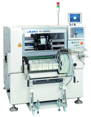 آلة SMT JUKI KE-2080L آلة انتقاء ووضع SMT مستعملة لتجميع لوحات الدوائر المطبوعة