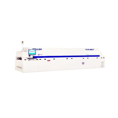 خط SMT آلة HELLER 1936 MK5 إعادة تدفق آلة لحام SMT فرن إعادة تدفق